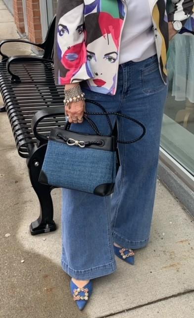Star Denim Purse