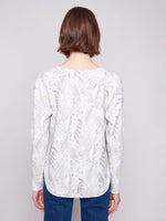 Printed Sweater With Pockets