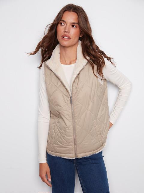 Reversible Faux Fur Vest