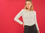 Embossed Crop Jacket