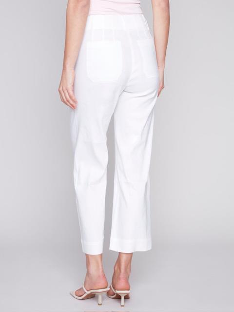 Cropped Straight Leg Pants