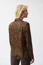 Satin Animal Print Top