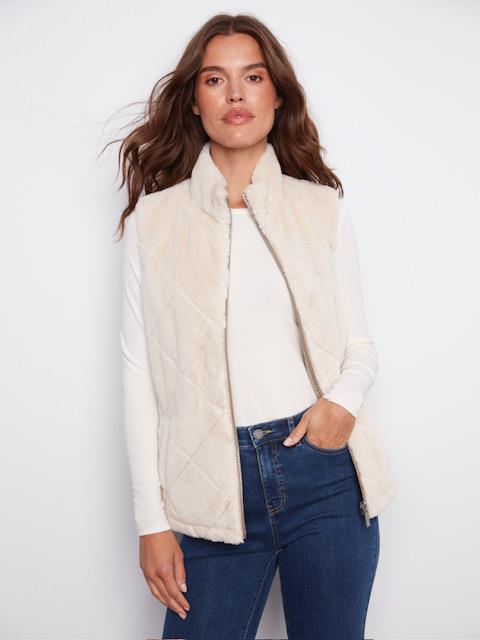 Reversible Faux Fur Vest
