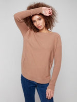 Lace-Up Sleeve Sweater