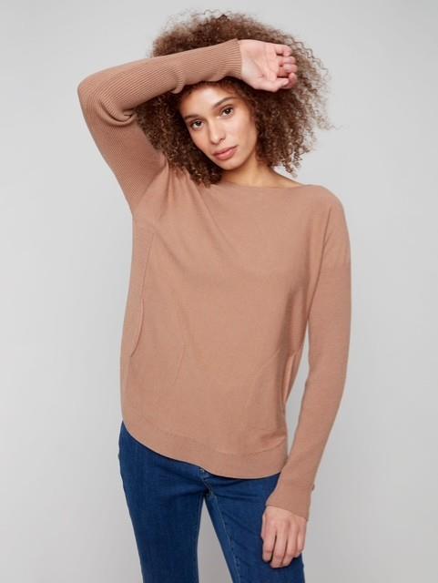 Lace-Up Sleeve Sweater