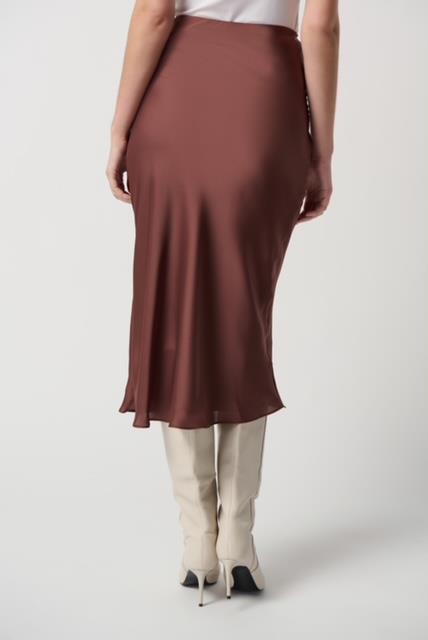 Satin Flared Skirt