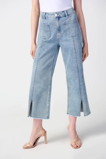 Embellished Front Seam Jeans