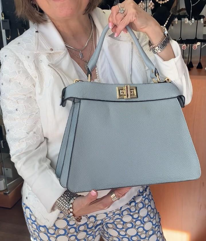 Alsa Brina Dbl Lock Leather Purse