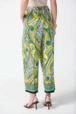 Paisley Print Crop Pants