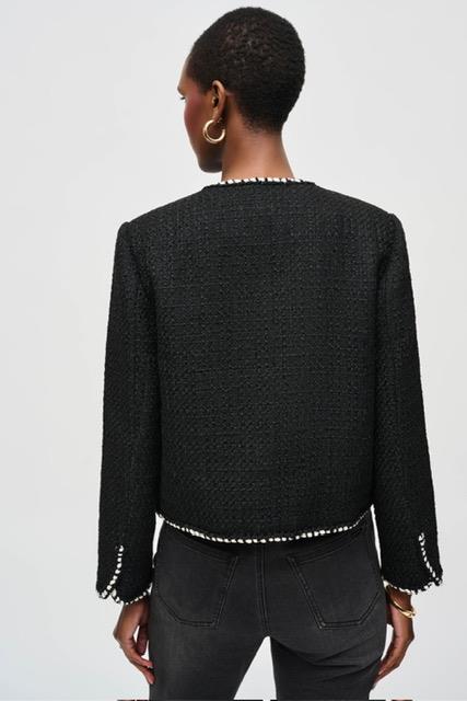 Boucle Jacket With Trim