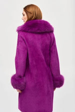 Feather Yarn Sweater Coat