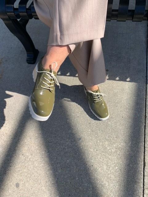 Daya Olive Pat Shoes