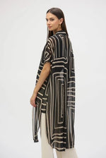 Chiffon Geometric Duster