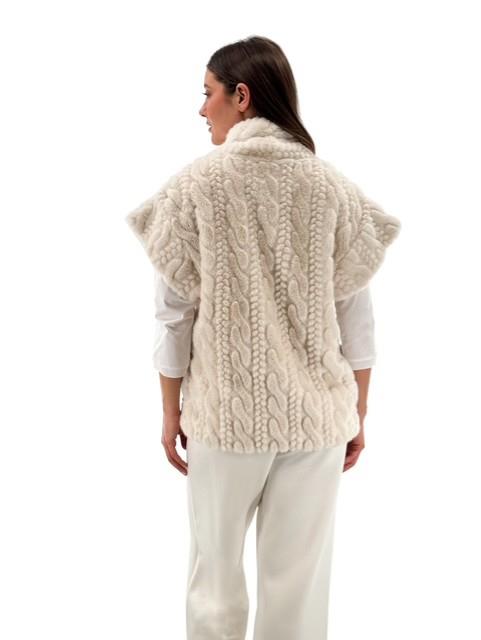Faux Fur Sleeveless Vest