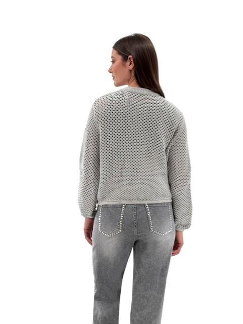 Mesh Front Zipper Jacket
