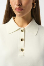 Sweater With Polo Collar