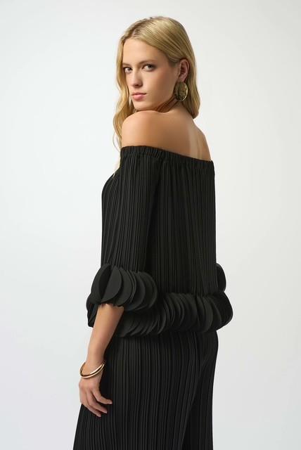 Off Shoulder Pleated Top