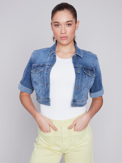 Cropped Jean Jacket