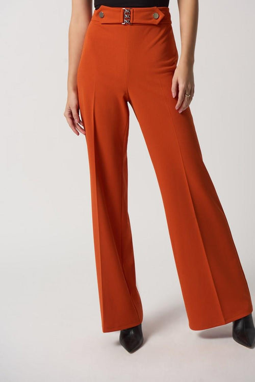 Crepe Wide Leg Pants