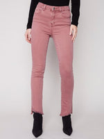 Bootcut Asymmetrical Hem Jeans