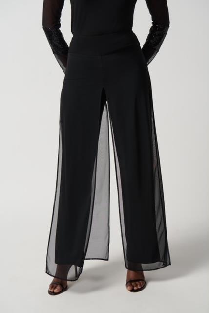 Silky Wide Leg Pull On Pants