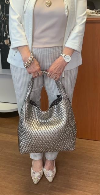 Pewter Shoulder Bag