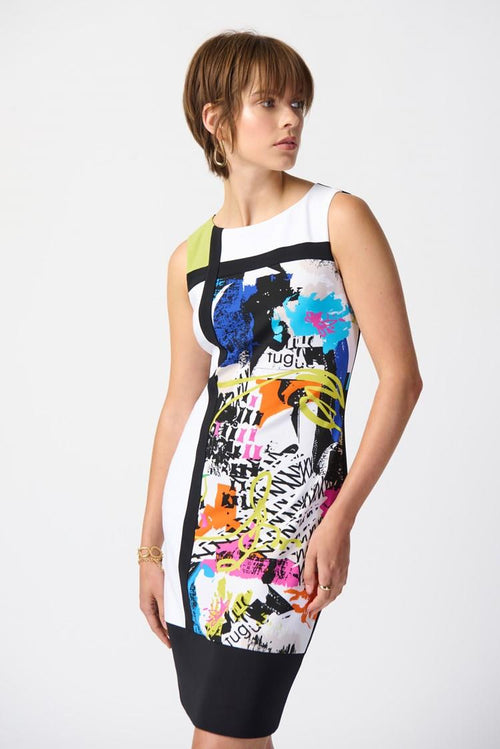 Sleeveless Abstract Dress