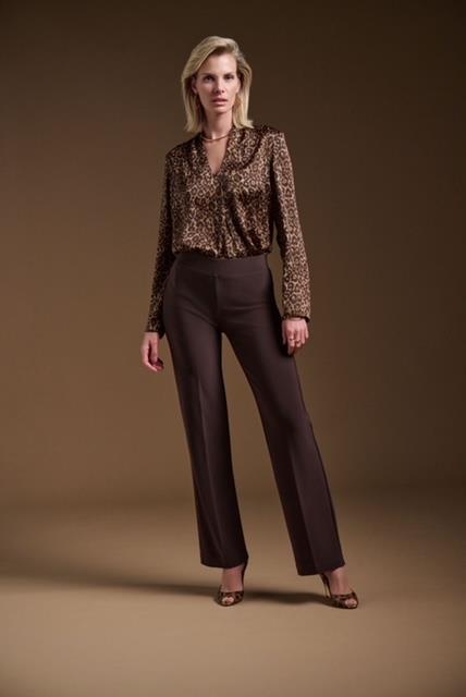 Satin Animal Print Top