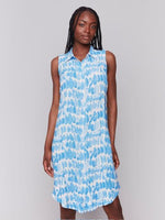Printed Button Down Dress