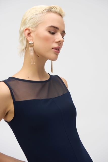 Silky Knit Mesh Tunic