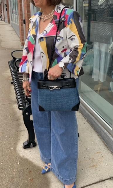 Star Denim Purse
