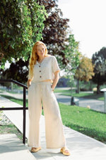 Linen Wide Leg Pants