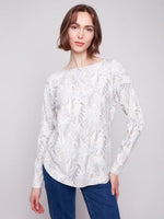 Printed Sweater With Pockets
