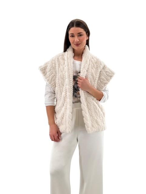 Faux Fur Sleeveless Vest