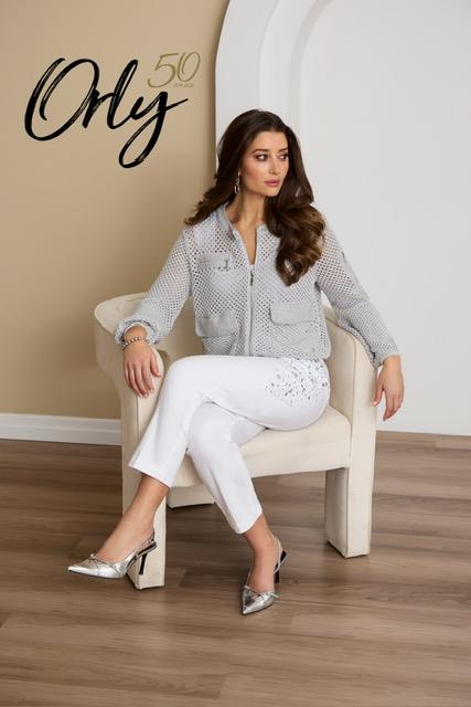 Mesh Front Zipper Jacket