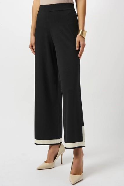 Knit Colour Block Culotte Pants