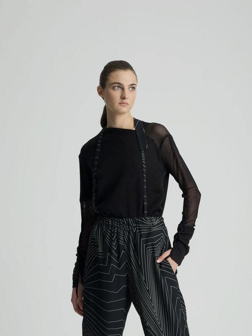 Quid Mesh Knit Top