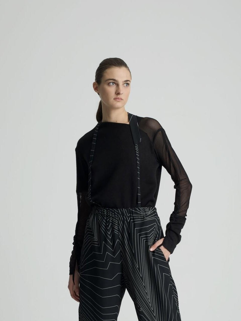Quid Mesh Knit Top