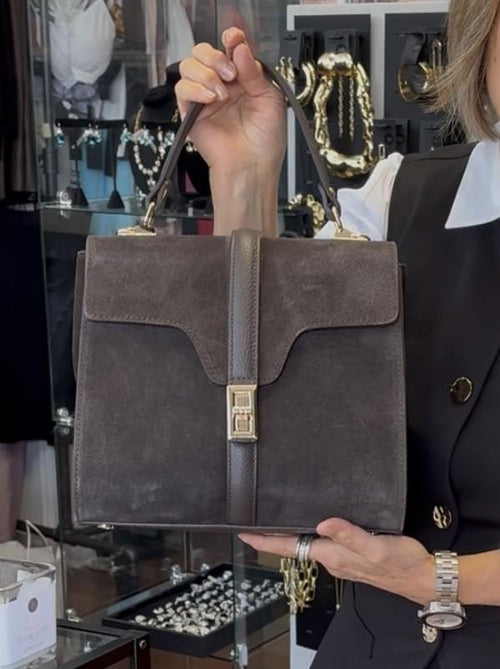 Luv Suede And Leather Purse