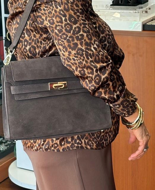 Isabella Suede Purse