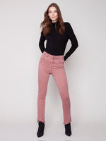 Bootcut Asymmetrical Hem Jeans