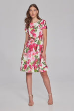 Fit And Flare Floral Dress