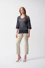Crochet Sweater With Sequins