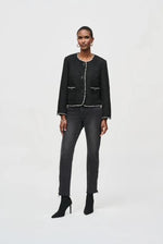 Boucle Jacket With Trim