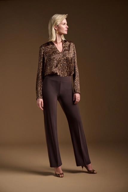 Satin Animal Print Top