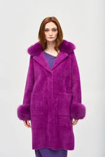 Feather Yarn Sweater Coat