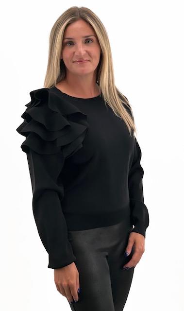 Shoulder Detail Sweater