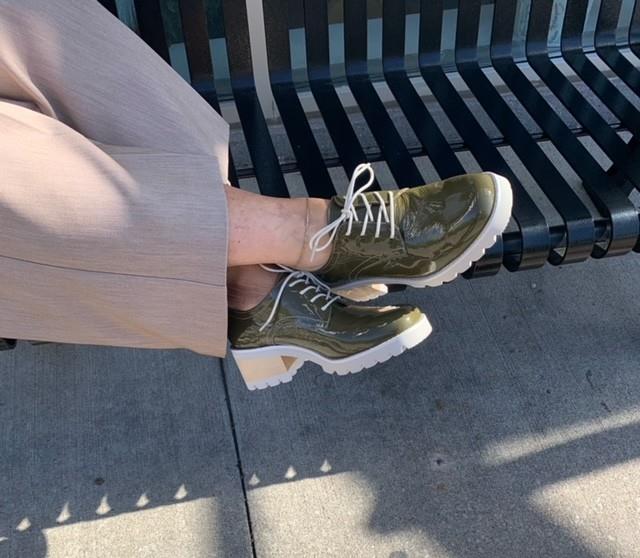 Daya Olive Pat Shoes