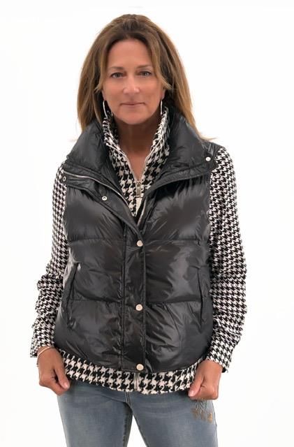 Hounds Tooth Dbl Breasted Vest