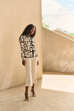 Embellished Front Seam Jeans